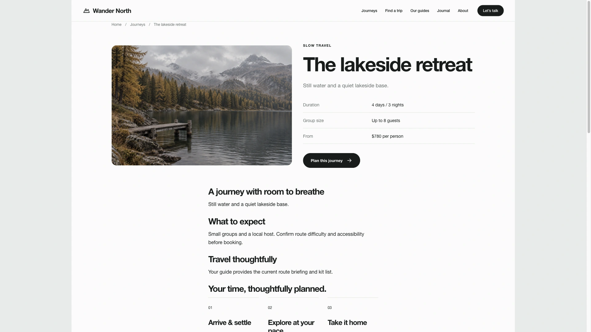 Alpine Travel Agency Landing result preview 2