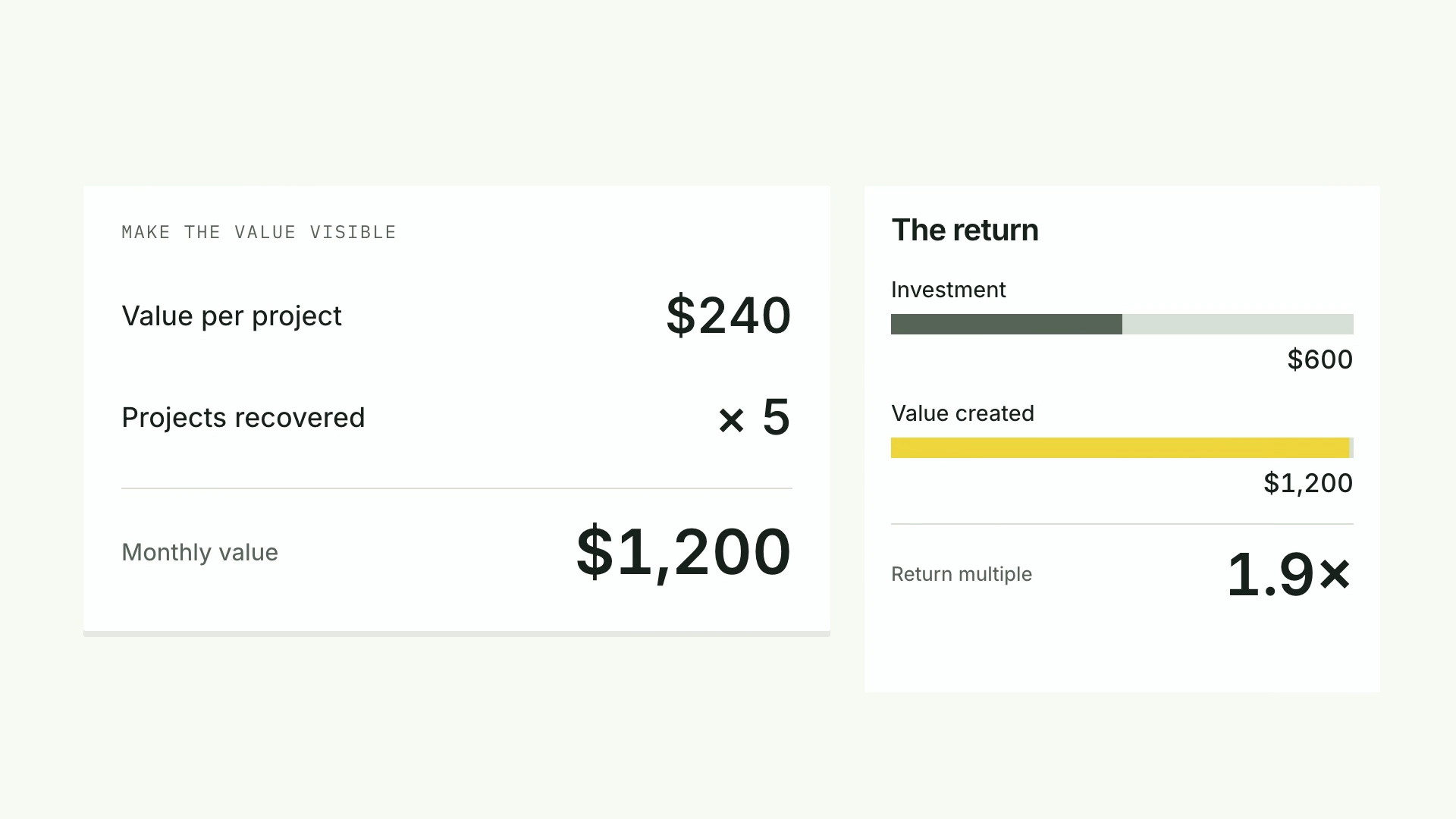 CreatorMotion · Calculation to Return result preview