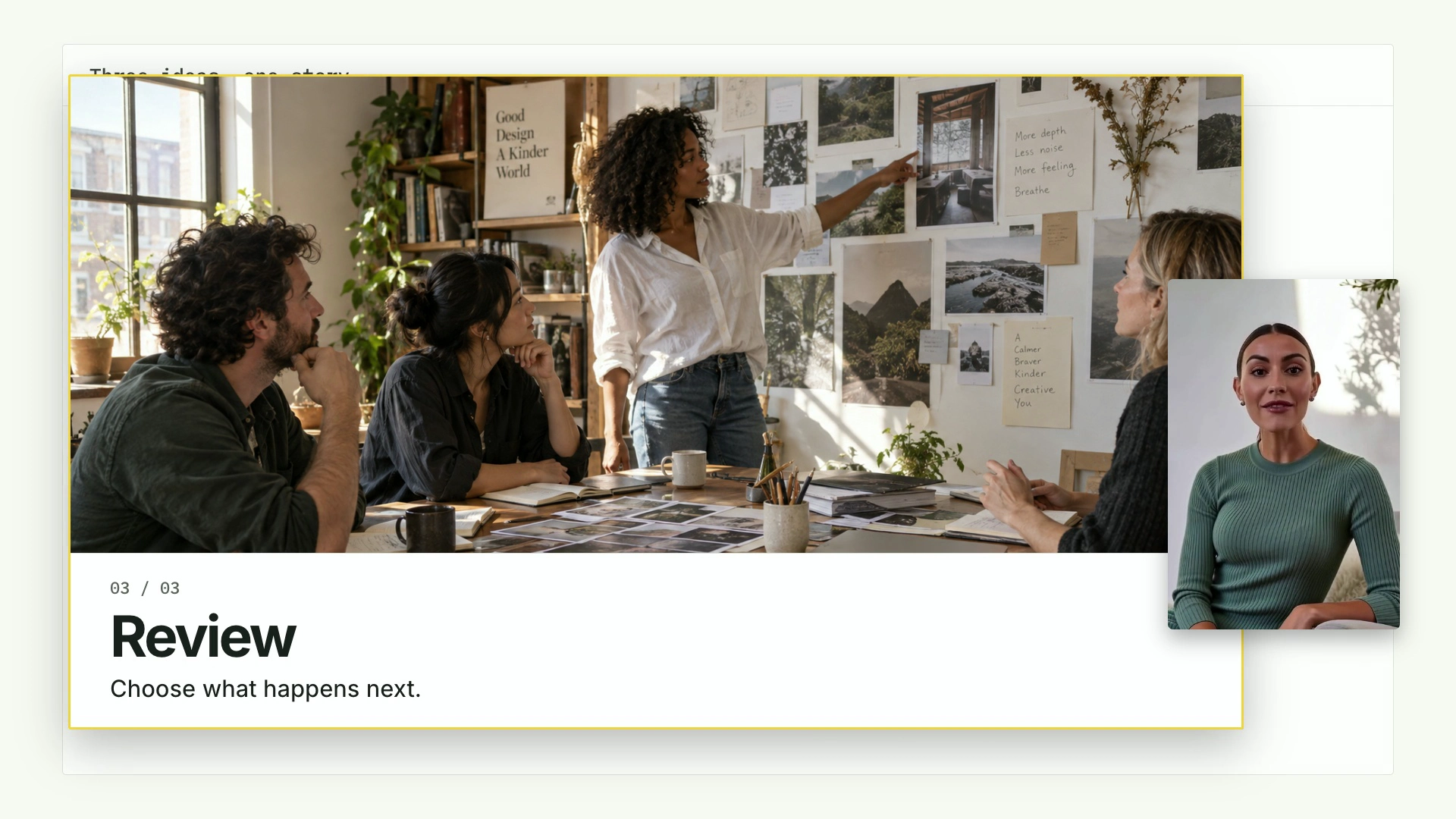 CreatorMotion · Slide Focus Presenter result preview