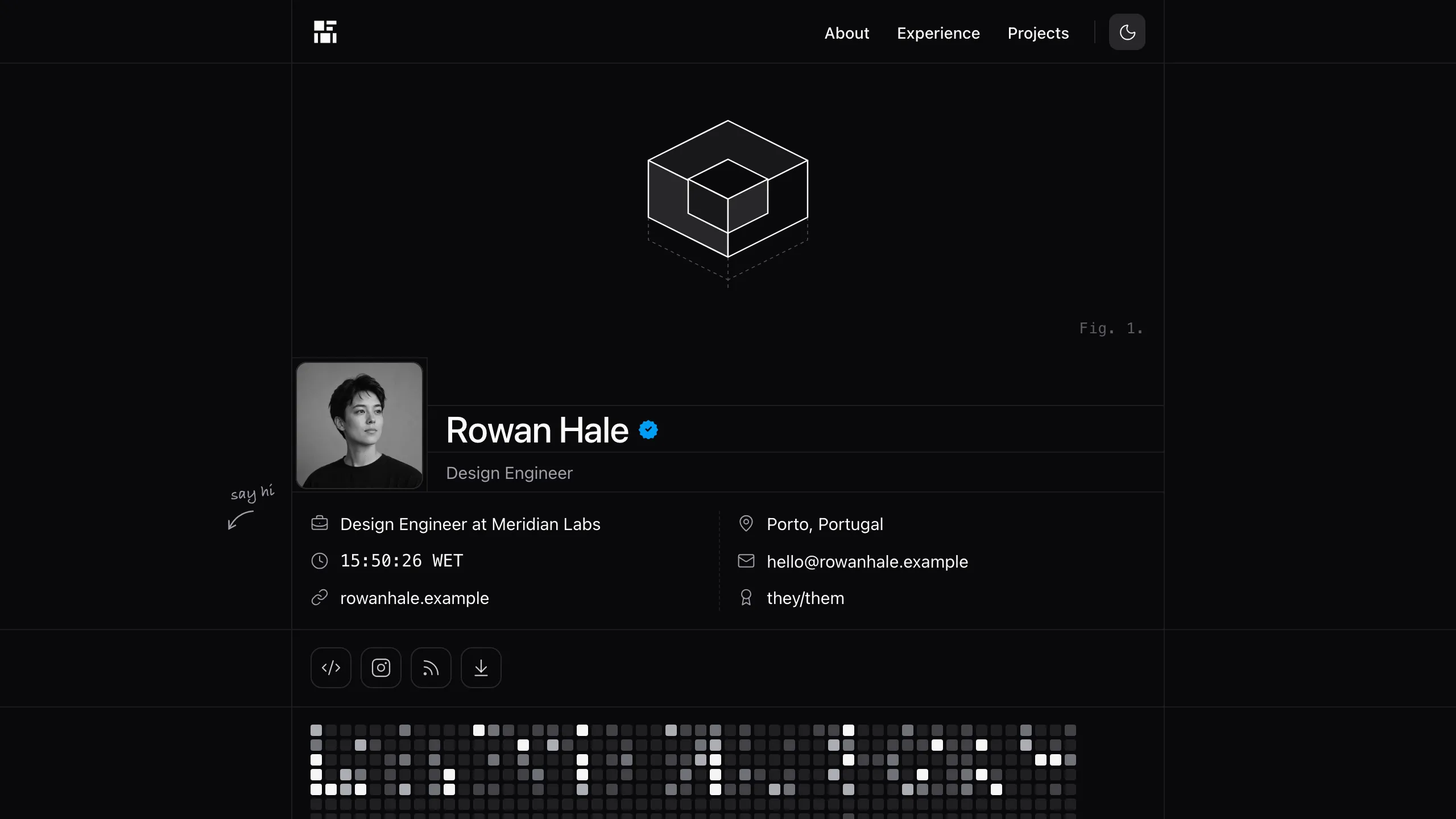 Hairline Grid Portfolio 结果预览 2