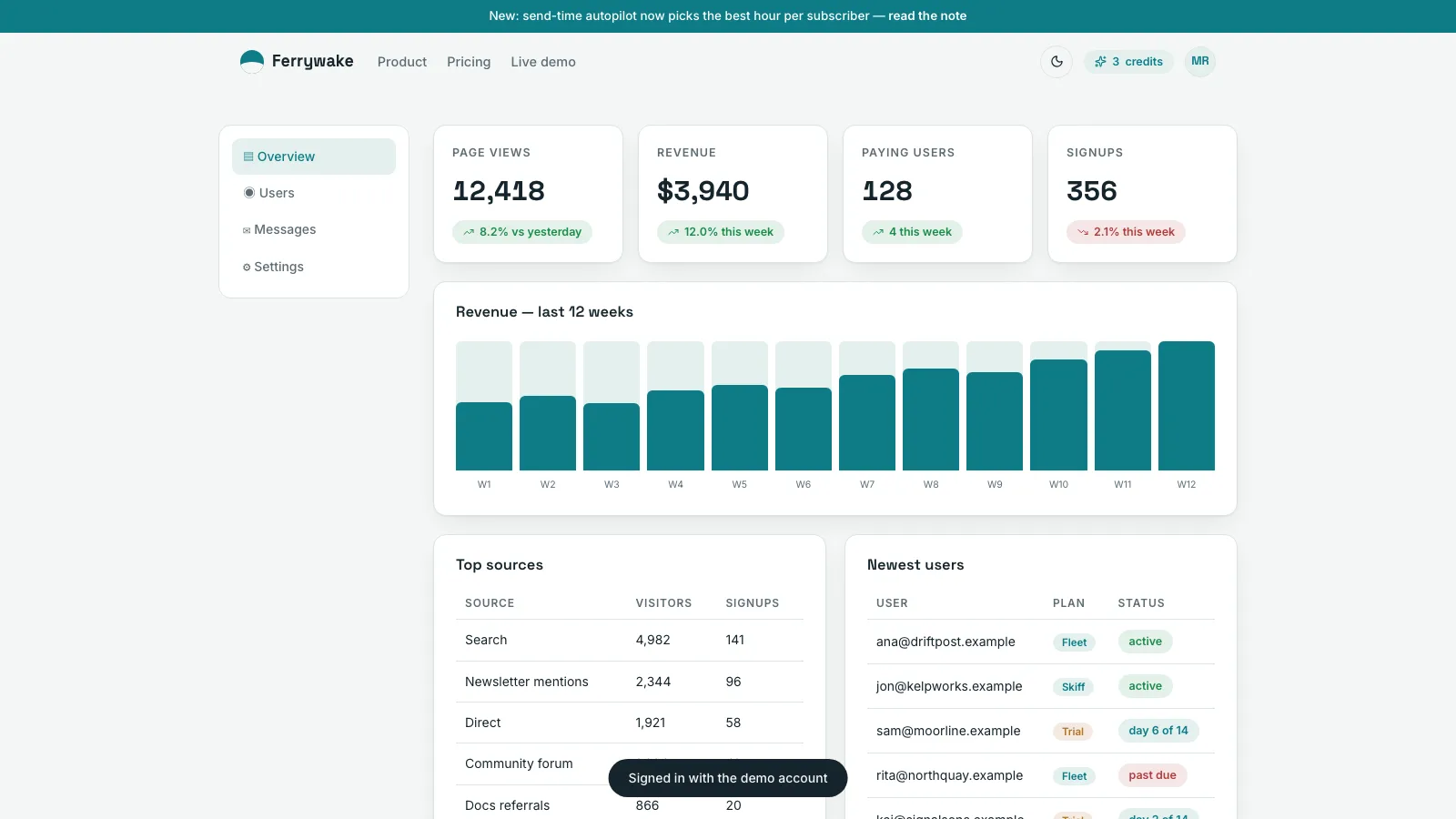 Harbor SaaS Suite result preview 3