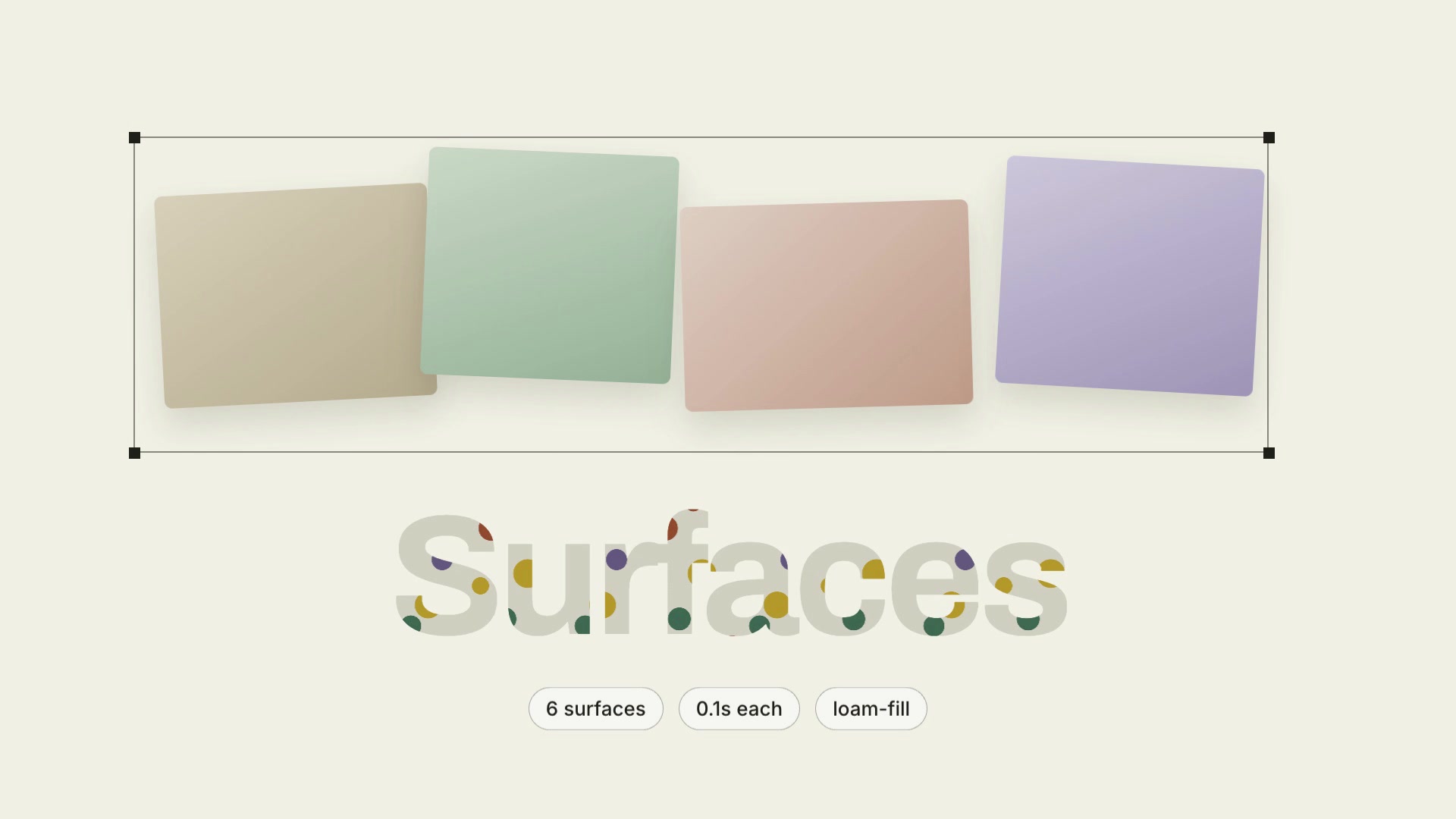 Texture-Swatch Kinetic Launch result preview