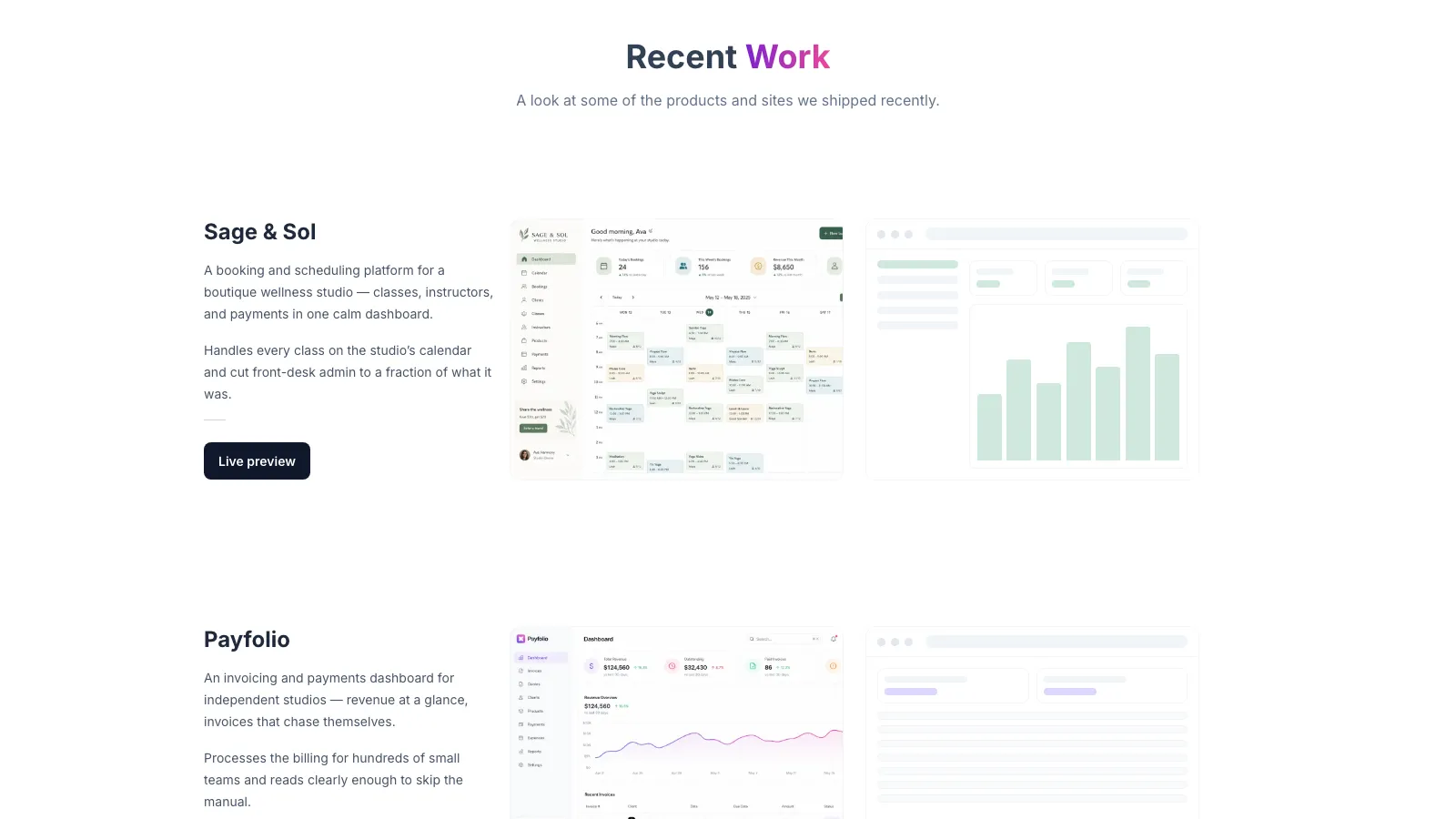 Lumen Agency Landing result preview 2