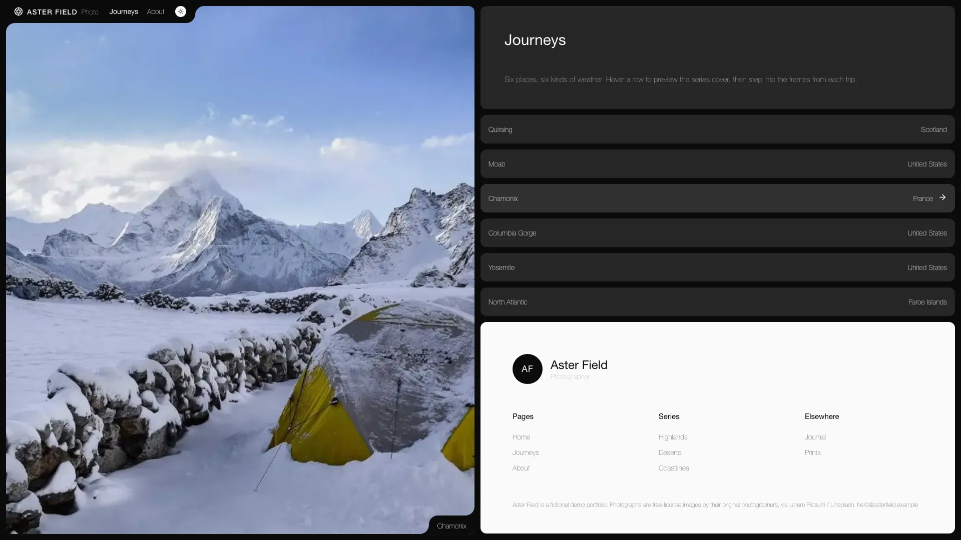 Split Frame Portfolio result preview 2