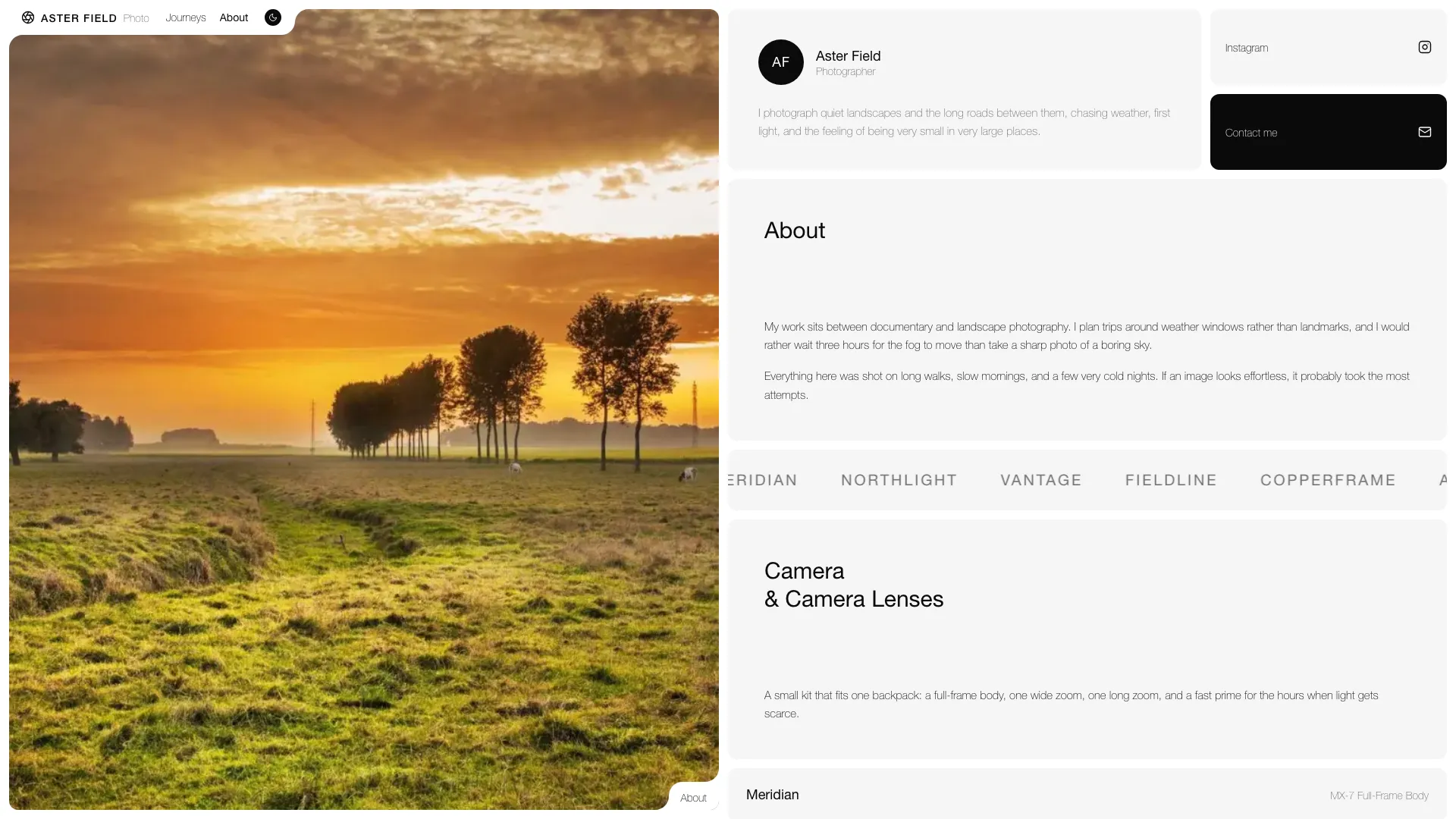 Split Frame Portfolio result preview 3